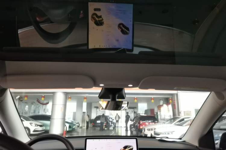 Used Tesla Model Y 2021 Standard Range Rear-Wheel Drive Version Headliner