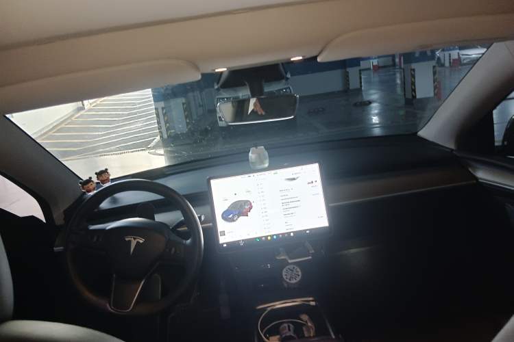 Used Tesla Model Y 2021 Standard Range Rear-Wheel Drive Version Headliner
