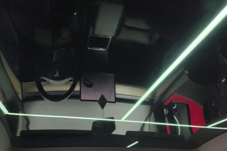 Used Tesla Model Y 2021 Standard Range Rear-Wheel Drive Version Headliner