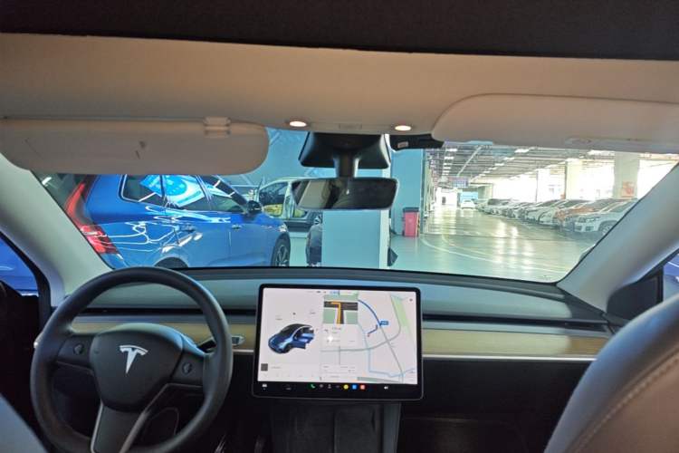 Used Tesla Model Y 2021 Standard Range Rear-Wheel Drive Version Headliner
