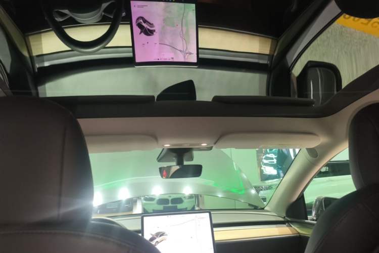 Used Tesla Model Y 2021 Long-Range All-Wheel-Drive Version 3D7 Headliner