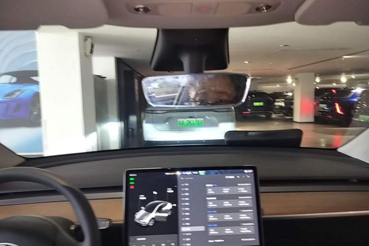 Used Tesla Model Y 2021 Long-Range All-Wheel-Drive Version Headliner