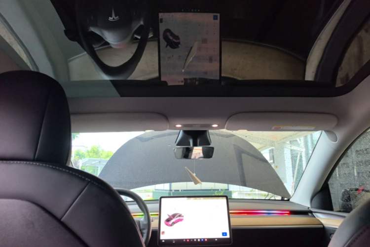 Used Tesla Model Y 2021 Standard Range Rear-Wheel Drive Version Headliner