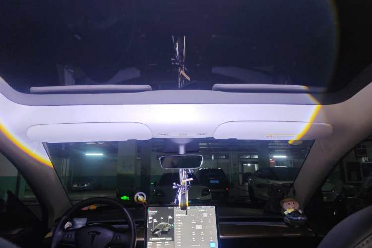 Used Tesla Model Y 2021 Long-Range All-Wheel-Drive Version 3D7 Headliner