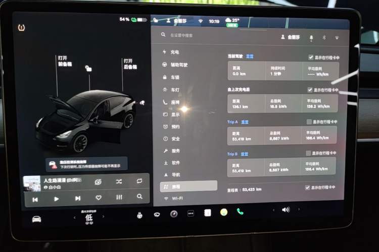 Used Tesla Model Y 2021 Standard Range Rear-Wheel Drive Version Instrument Cluster
