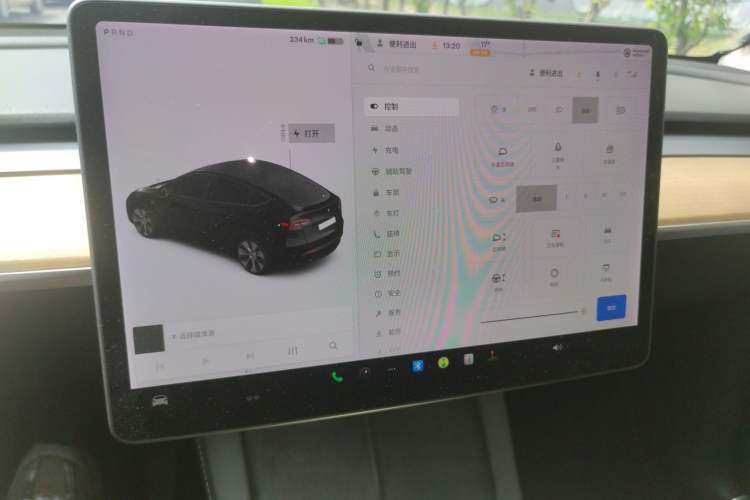 Used Tesla Model Y 2021 Long-Range All-Wheel-Drive Version 3D7 Instrument Cluster