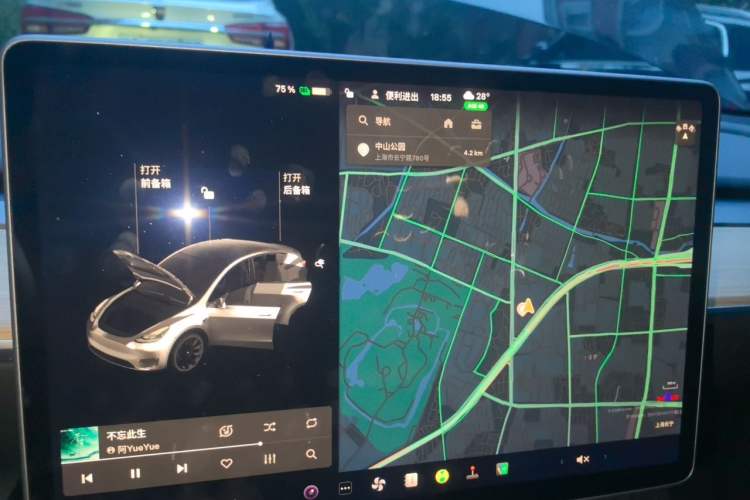 Used Tesla Model Y 2021 Standard Range Rear-Wheel Drive Version Instrument Cluster