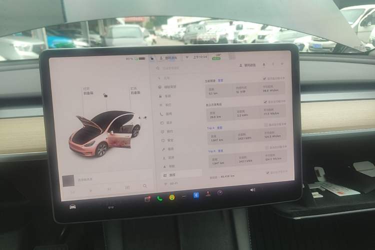 Used Tesla Model Y 2021 Standard Range Rear-Wheel Drive Version Instrument Cluster