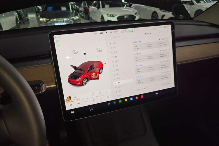 Used Tesla Model Y 2021 Standard Range Rear-Wheel Drive Version Instrument Cluster