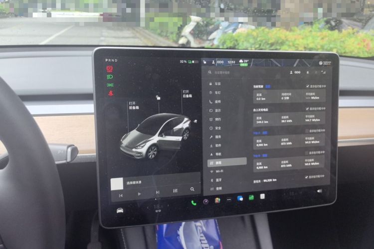 Used Tesla Model Y 2021 Long-Range All-Wheel-Drive Version Instrument Cluster