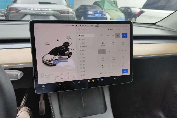 Used Tesla Model Y 2021 Standard Range Rear-Wheel Drive Version Instrument Cluster