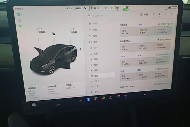 Used Tesla Model Y 2021 Standard Range Rear-Wheel Drive Version Instrument Cluster
