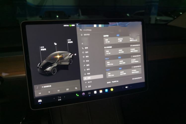Used Tesla Model Y 2021 Standard Range Rear-Wheel Drive Version Instrument Cluster