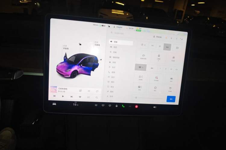 Used Tesla Model Y 2021 Standard Range Rear-Wheel Drive Version Instrument Cluster