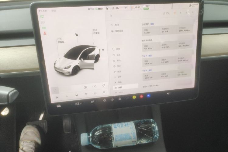 Used Tesla Model Y 2021 Standard Range Rear-Wheel Drive Version Instrument Cluster