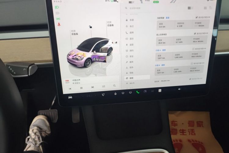 Used Tesla Model Y 2021 Revised Version 2 Long-Range All-Wheel-Drive Edition Instrument Cluster