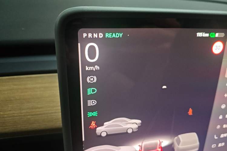 Used Tesla Model Y 2021 Standard Range Rear-Wheel Drive Version Instrument Cluster