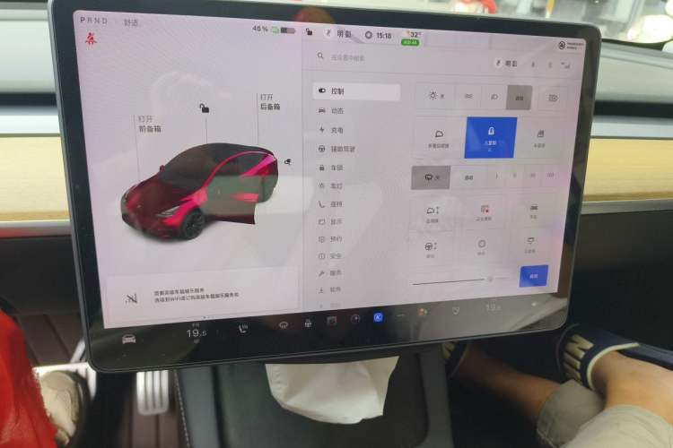 Used Tesla Model Y 2021 Standard Range Rear-Wheel Drive Version Instrument Cluster