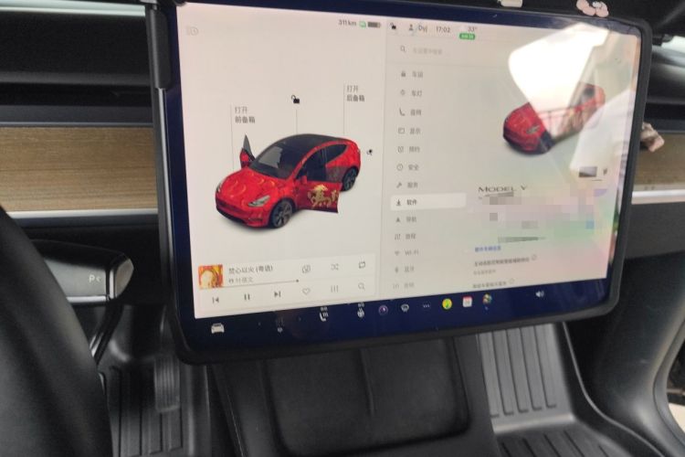 Used Tesla Model Y 2021 Standard Range Rear-Wheel Drive Version Instrument Cluster