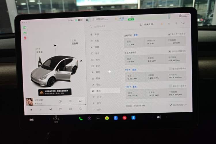 Used Tesla Model Y 2021 Standard Range Rear-Wheel Drive Version Instrument Cluster