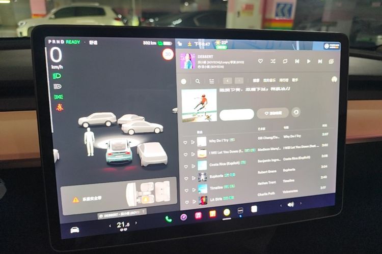 Used Tesla Model Y 2021 Standard Range Rear-Wheel Drive Version Instrument Cluster