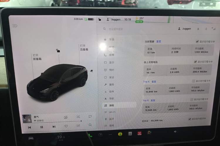Used Tesla Model Y 2021 Standard Range Rear-Wheel Drive Version Instrument Cluster