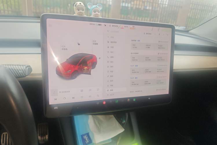 Used Tesla Model Y 2021 Standard Range Rear-Wheel Drive Version Instrument Cluster