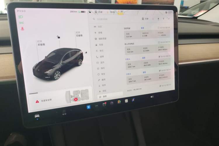 Used Tesla Model Y 2021 Standard Range Rear-Wheel Drive Version Instrument Cluster