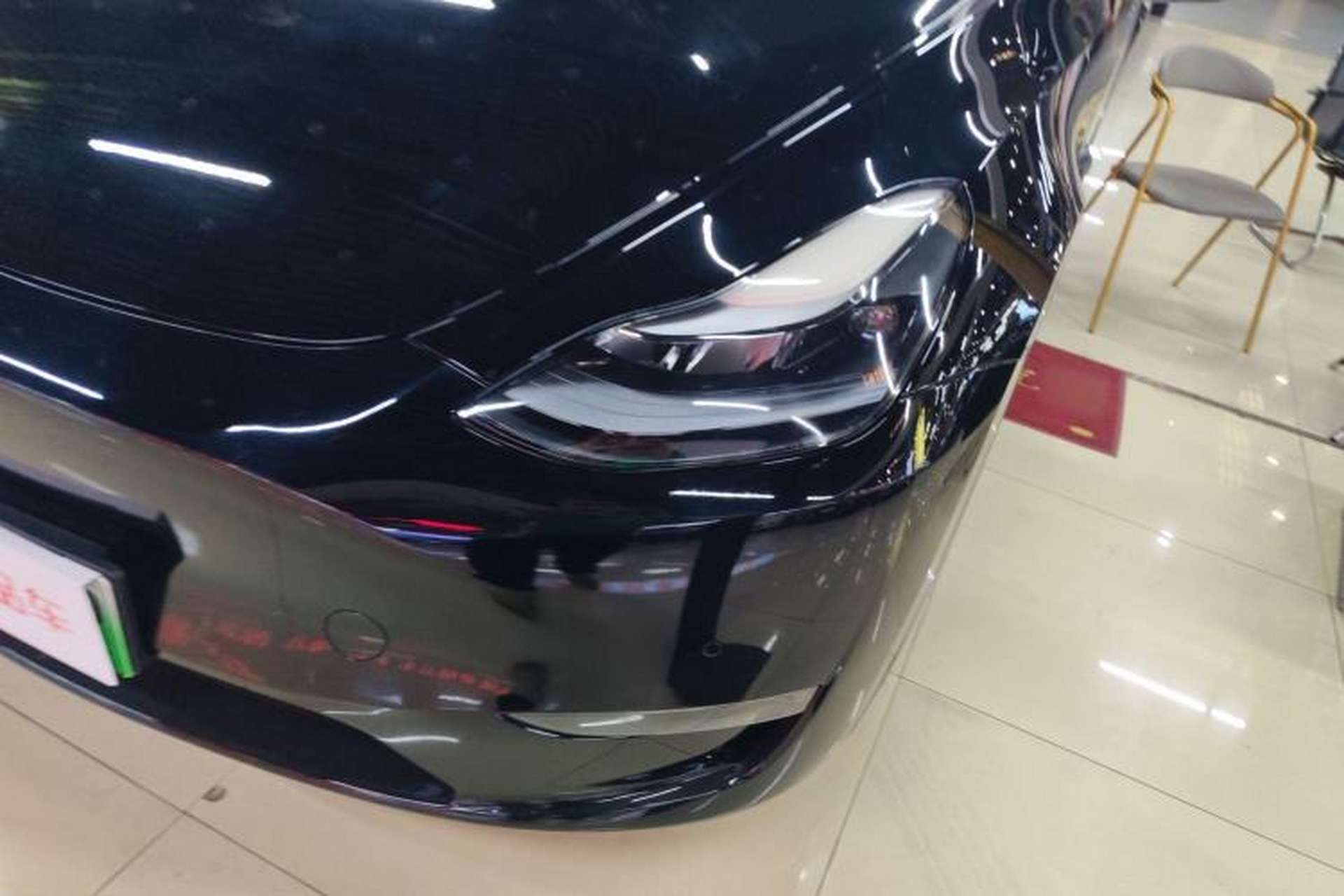 Used Tesla Model Y 2021 Standard Range Rear-Wheel Drive Version Left Front Headlight