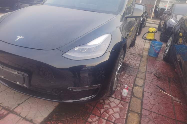 Used Tesla Model Y 2021 Long-Range All-Wheel-Drive Version 3D7 Left Front Headlight