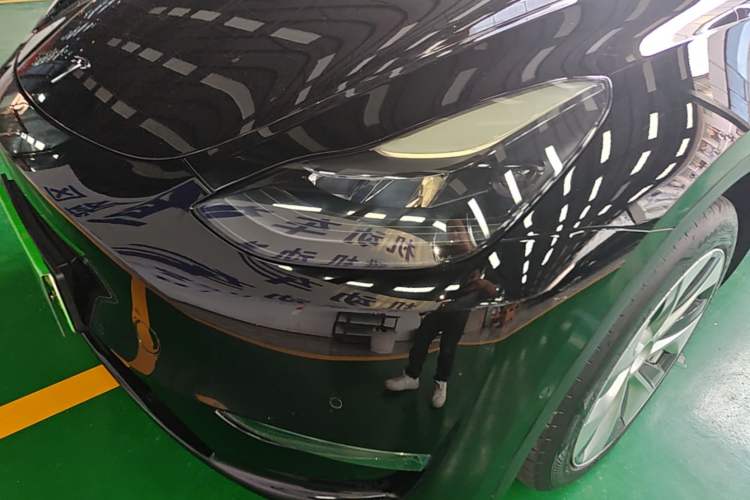 Used Tesla Model Y 2021 Standard Range Rear-Wheel Drive Version Left Front Headlight