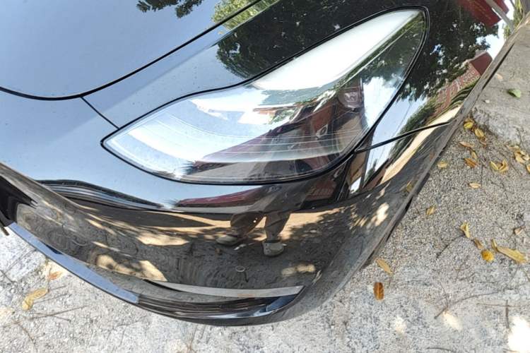 Used Tesla Model Y 2021 Standard Range Rear-Wheel Drive Version Left Front Headlight