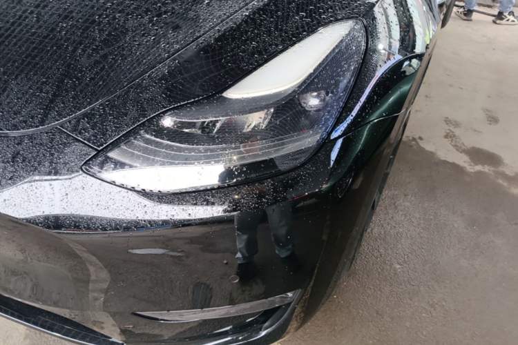 Used Tesla Model Y 2021 Long-Range All-Wheel-Drive Version 3D7 Left Front Headlight