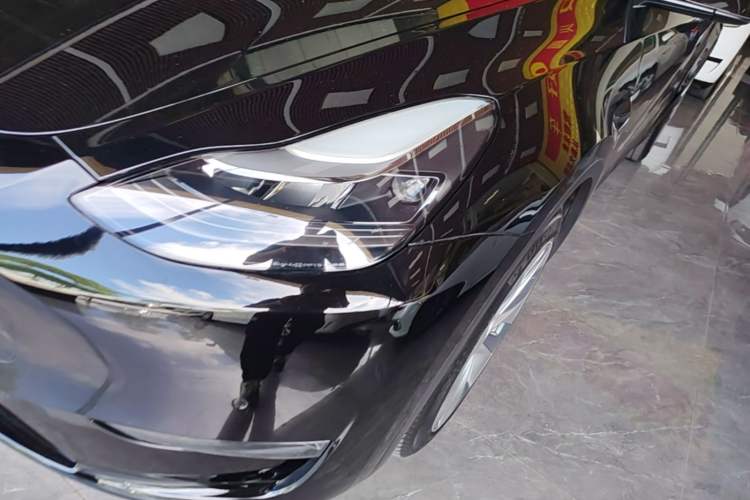 Used Tesla Model Y 2021 Standard Range Rear-Wheel Drive Version Left Front Headlight