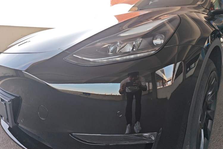 Used Tesla Model Y 2021 Standard Range Rear-Wheel Drive Version Left Front Headlight