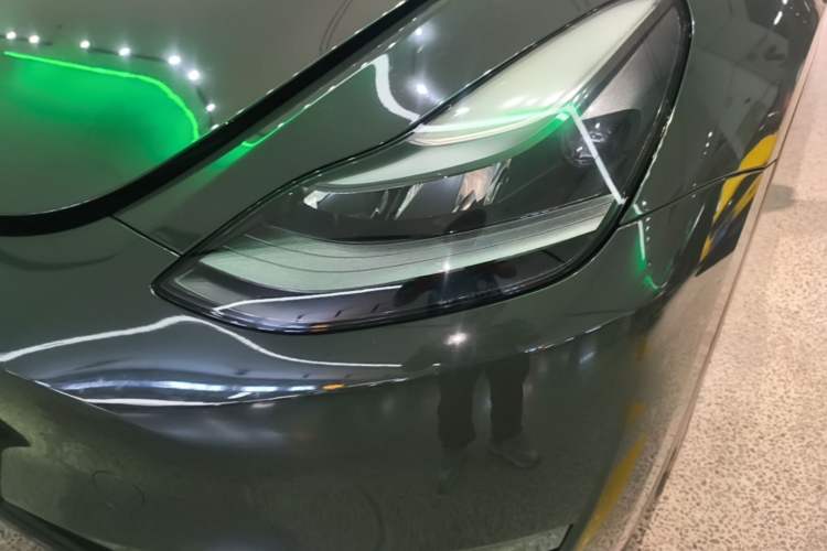 Used Tesla Model Y 2021 Long-Range All-Wheel-Drive Version 3D7 Left Front Headlight