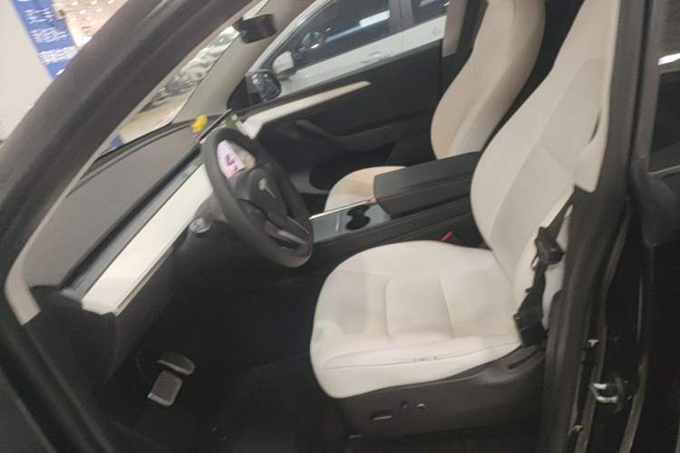 Used Tesla Model Y 2021 Standard Range Rear-Wheel Drive Version Left Front Seat