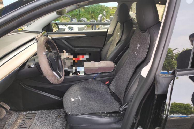 Used Tesla Model Y 2021 Standard Range Rear-Wheel Drive Version Left Front Seat