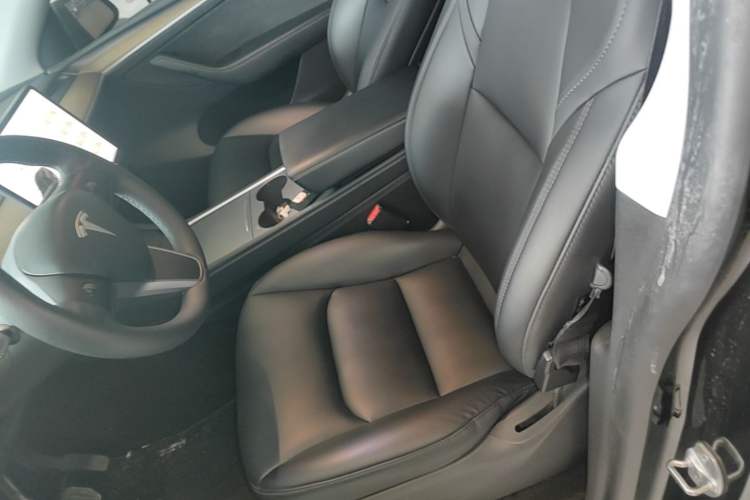 Used Tesla Model Y 2021 Standard Range Rear-Wheel Drive Version Left Front Seat