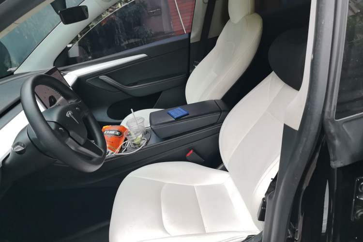 Used Tesla Model Y 2021 Standard Range Rear-Wheel Drive Version Left Front Seat