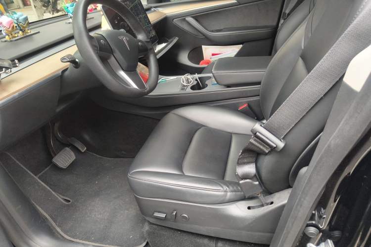Used Tesla Model Y 2021 Long-Range All-Wheel-Drive Version 3D7 Left Front Seat
