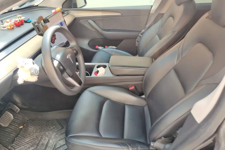 Used Tesla Model Y 2021 Standard Range Rear-Wheel Drive Version Left Front Seat