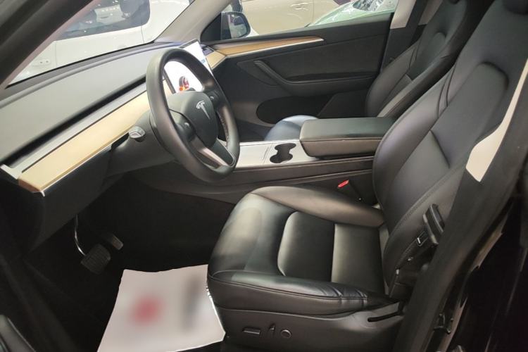 Used Tesla Model Y 2021 Standard Range Rear-Wheel Drive Version Left Front Seat