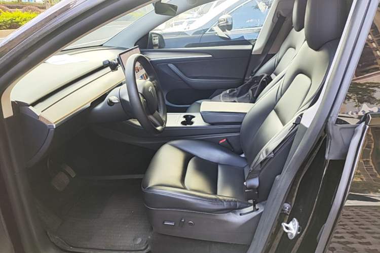 Used Tesla Model Y 2021 Standard Range Rear-Wheel Drive Version Left Front Seat