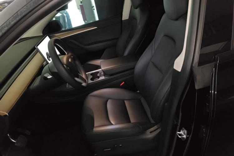 Used Tesla Model Y 2021 Standard Range Rear-Wheel Drive Version Left Front Seat