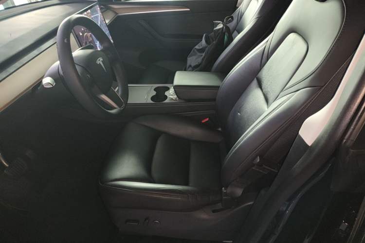 Used Tesla Model Y 2021 Standard Range Rear-Wheel Drive Version Left Front Seat