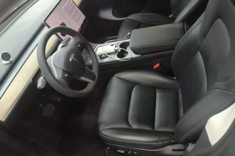 Used Tesla Model Y 2021 Standard Range Rear-Wheel Drive Version Left Front Seat