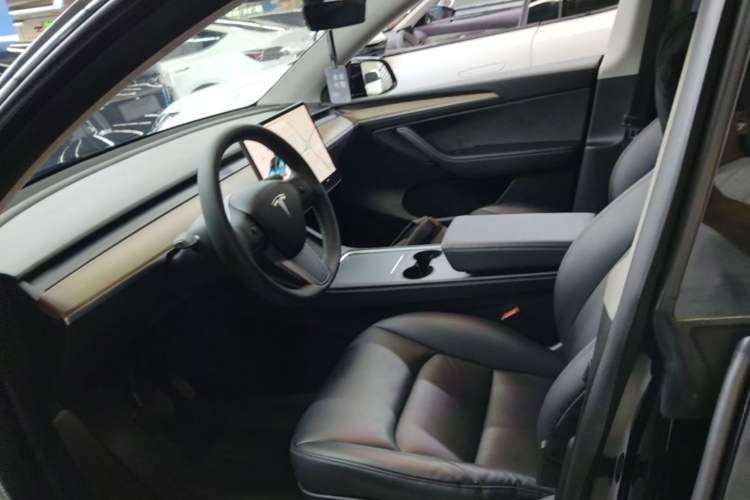 Used Tesla Model Y 2021 Standard Range Rear-Wheel Drive Version Left Front Seat