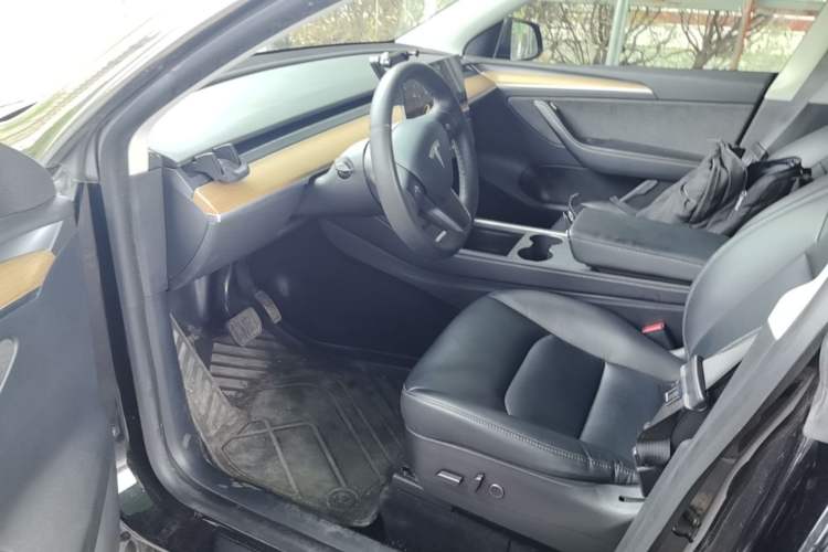 Used Tesla Model Y 2021 Standard Range Rear-Wheel Drive Version Left Front Seat