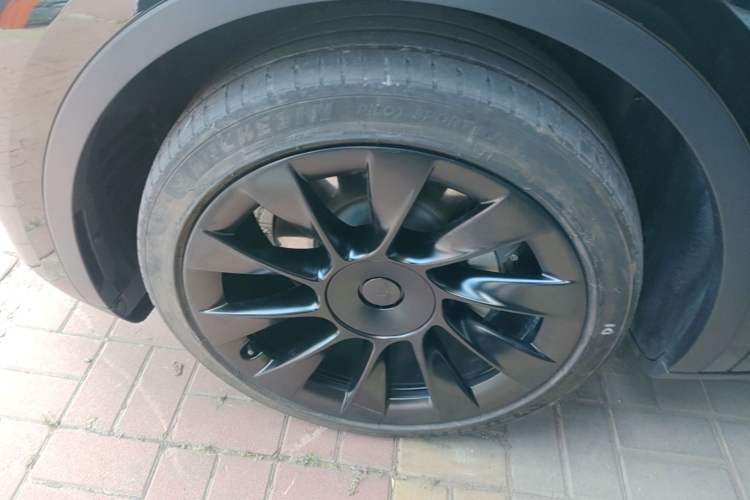 Used Tesla Model Y 2021 Revised Version 2 Long-Range All-Wheel-Drive Edition Left Front Wheel Hub